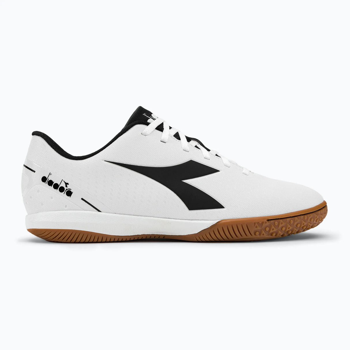 Diadora Pichichi 5 Indoor Soccer Futsal Boots Shoes Football - White/Black