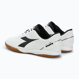 Diadora Pichichi 5 Indoor Soccer Futsal Boots Shoes Football - White/Black