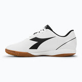 Diadora Pichichi 5 Indoor Soccer Futsal Boots Shoes Football - White/Black