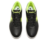 Diadora Pichichi 6 Turf Soccer Futsal Boots Shoes Indoor Football - Black/Fluro Yellow