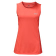 Jack Wolfskin Womens Singlet Top Sleeveless Active Sports Gym Running - Hot Coral