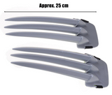 2x X-Men Wolverine Claws Action Figure Toy Plastic Hand Accessory Party Halloween