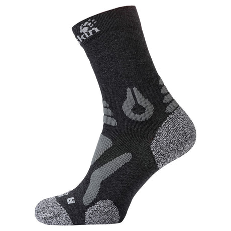 Jack Wolfskin Socks Hiking Pro Classic Cut Trail Outdoor Premium Padded - Dark Grey