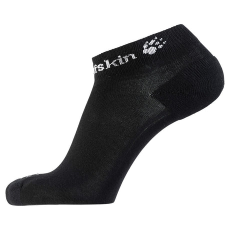 2-Pairs Jack Wolfskin Ankle Socks Casual Organic Cotton Low Cut - Black