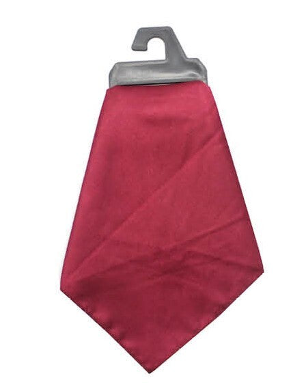 Mens POCKET SQUARE Party Silk Suit Handkerchief Kerchief Hanky Wedding  - Burgundy