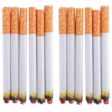 12pcs of Roaring 20s Gangster Flapper Fake Puff Lit Cigarettes