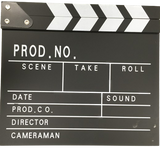 CLAPPER BOARD Director Video Scene Clapperboard TV Movie Film Slate Cut