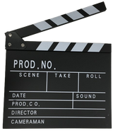 CLAPPER BOARD Director Video Scene Clapperboard TV Movie Film Slate Cut