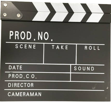 CLAPPER BOARD Director Video Scene Clapperboard TV Movie Film Slate Cut