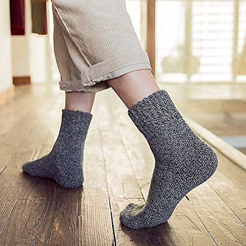 3x Womens Pairs Thick Wool Blend Work Socks Heavy Duty Outdoor Warm (EU37-EU41)