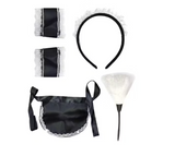 5pcs French Maid Costume Accessory Set Party Halloween Nurse