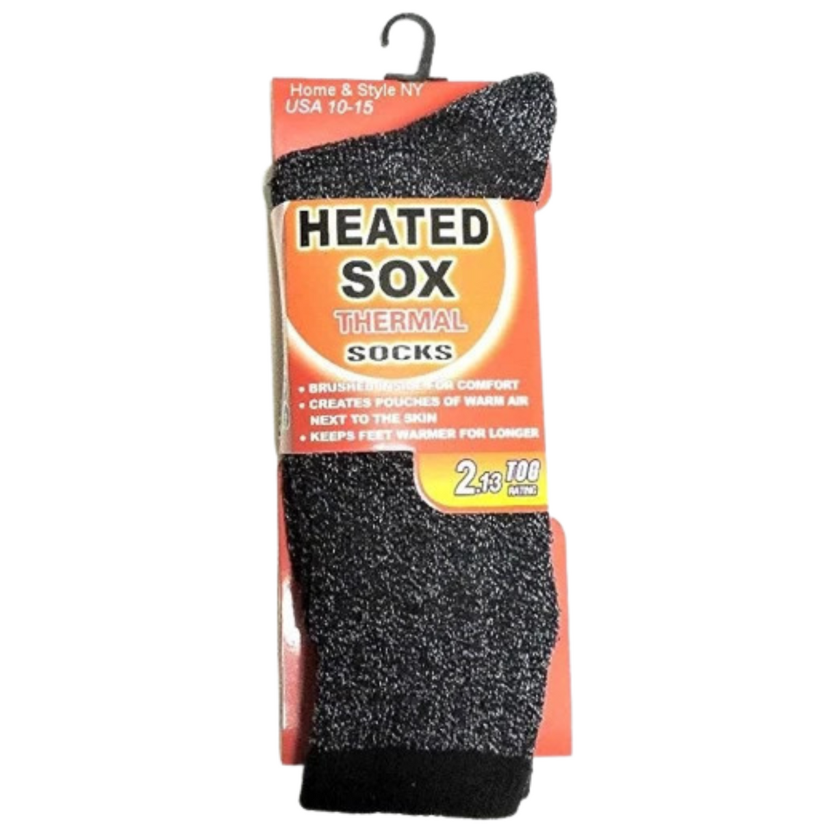 1 Pair Mens THERMAL HEATED SOCKS Warm Winter Comfort Mens Work Sox Ski BULK