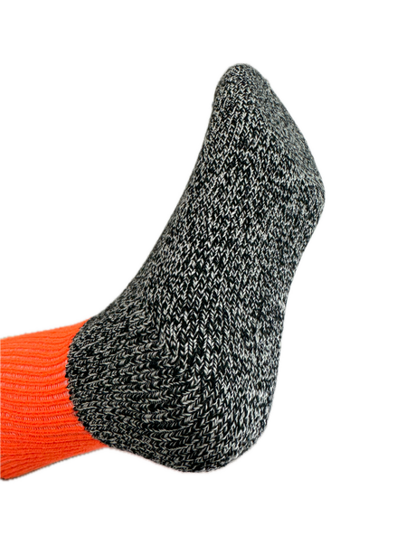 1 Pair Woolen Thermal HI VIS SOCKS Workwear Work Safety High Visibility - Orange