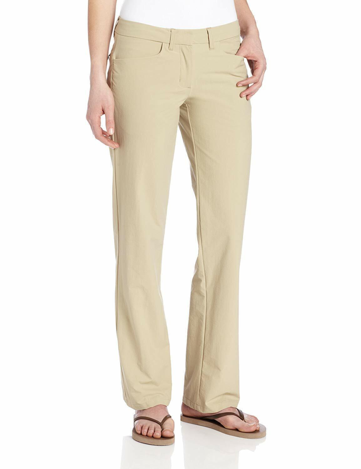 ExOfficio Womens Gallivant Pants Trousers Hiking Trekking - Light Khaki