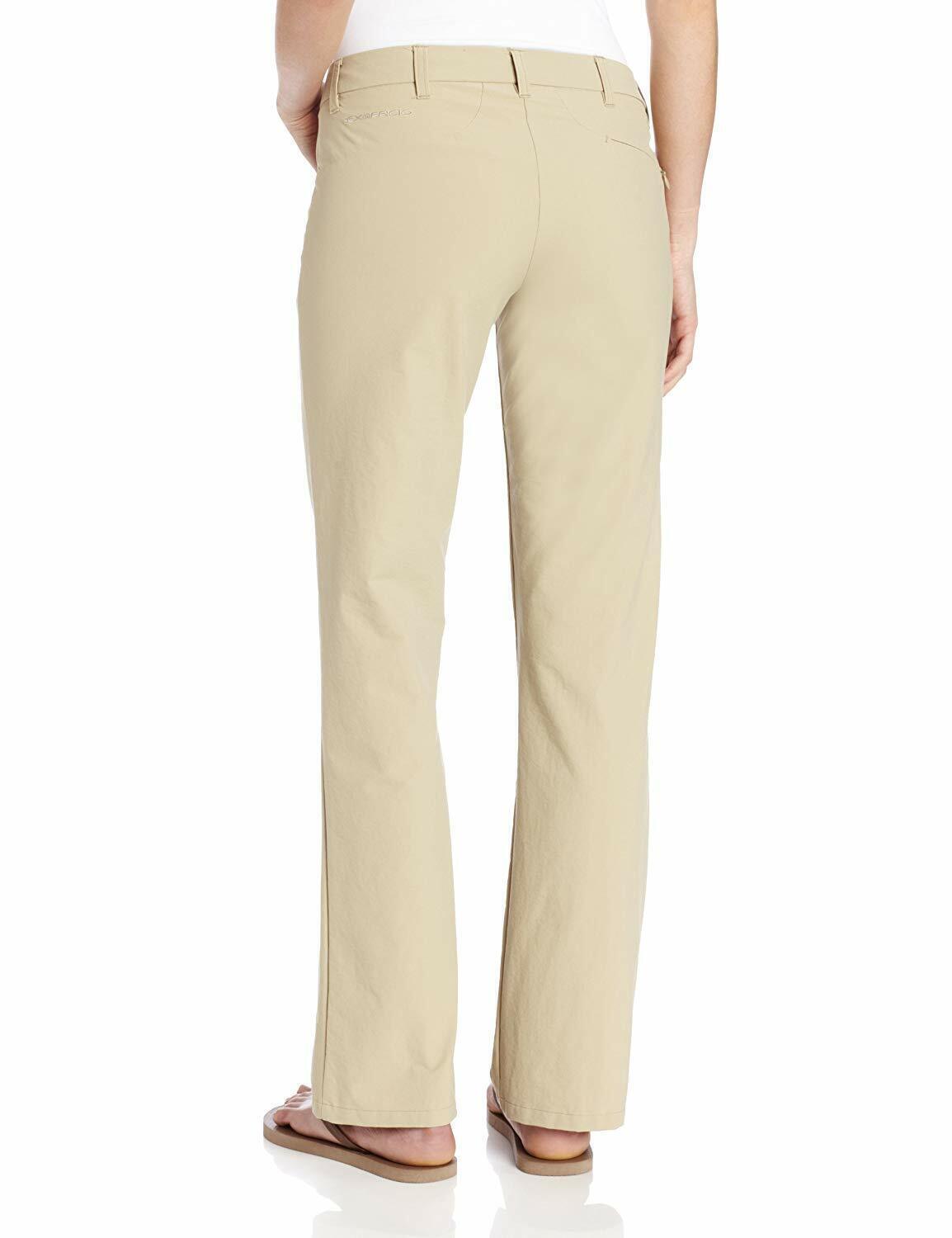 ExOfficio Womens Gallivant Pants Trousers Hiking Trekking - Light Khaki