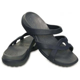 Crocs Womens Meleen Twist Sandals Shoes Slides - Navy/Storm