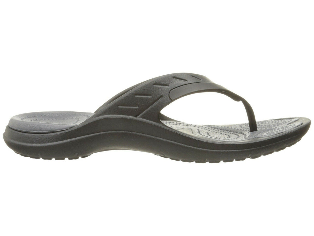 Crocs Mens Modi Sport Flip Flops Thongs Summer - Black/Graphite