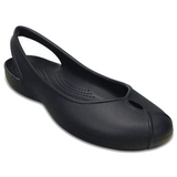 Crocs Womens Olivia II Flat Ladies Sandals Slip-on Shoes - Black