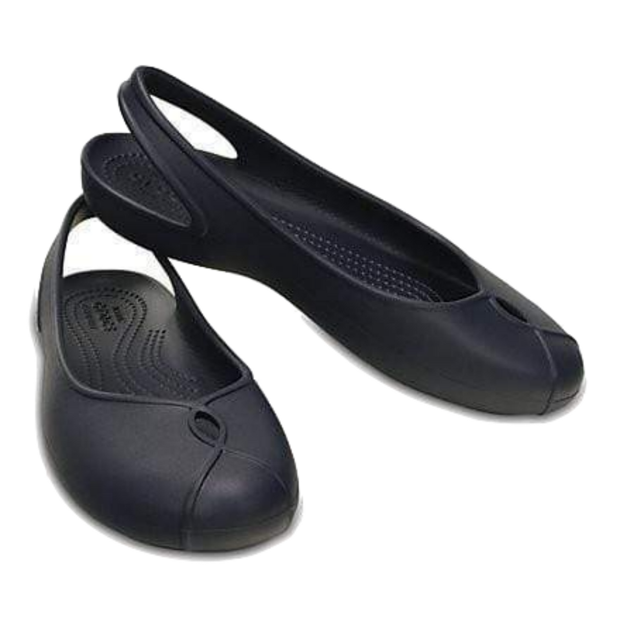 Crocs Womens Olivia II Flat Ladies Sandals Slip-on Shoes - Black