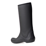 Crocs Womens RainFloe Tall Boots Ladies Shoes Footwear - Black