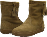 Crocs LodgePoint Womens Suede Leather Pull On Boots Ugg - Hazelnut