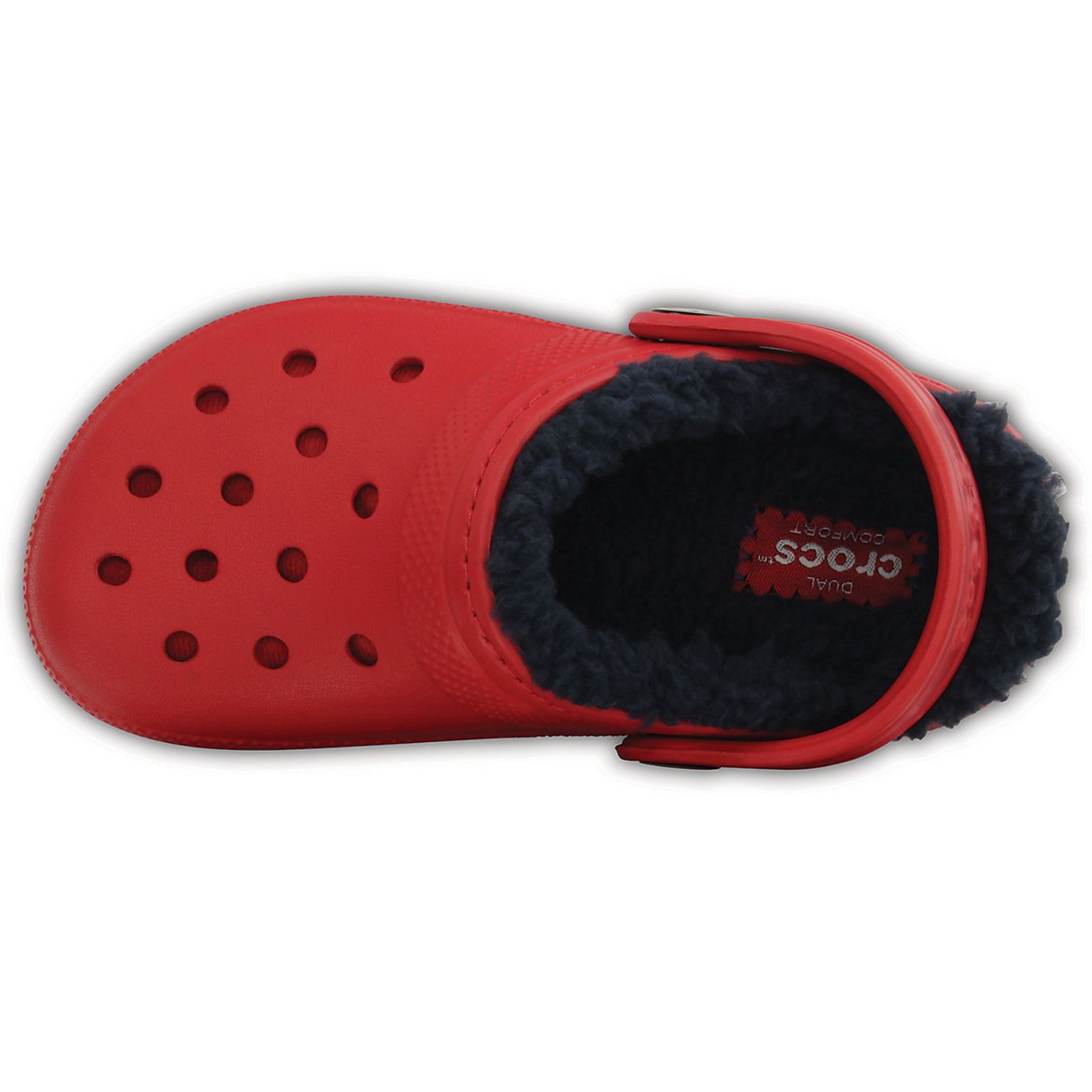 Crocs Kids Classic Lined Clogs Shoes Childrens Unisex - Pepper/Navy