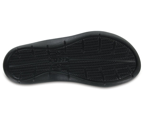 Crocs Womens Swiftwater Sandals Flip Flops Thongs - Black/Black