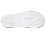 Crocs Crocband II Slides Flip Flops Sandals Thongs - White/Black