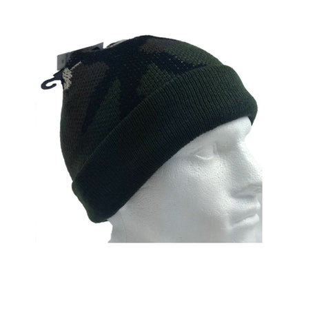 Camo Beanie Hat Winter Ski Army Military Fishing - Army Green Camouflage