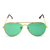 12x Green Aviator Party Glasses – Fun Novelty Accessory for Any Event