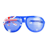 Jumbo Party Costume Glasses  - Australian Flag Design - Wayfarer Oversized 26cm Wide