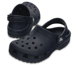 Crocs Classic Kids Clog Childrens Shoes Sandals Boys Girls - Navy