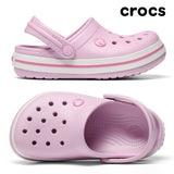 Crocs Kids Crocband Clog Sandals Childrens Girls Summer - Ballerina Pink