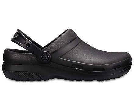 Crocs Specialist II Clog Work Occupational Bistro Roomy Fit Unisex - Black