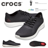 Crocs Mens LiteRide Pacer Sneakers Shoes Runners  - Black/White