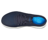 Crocs Mens LiteRide Pacer Sneakers Shoes Runners  - Navy/White