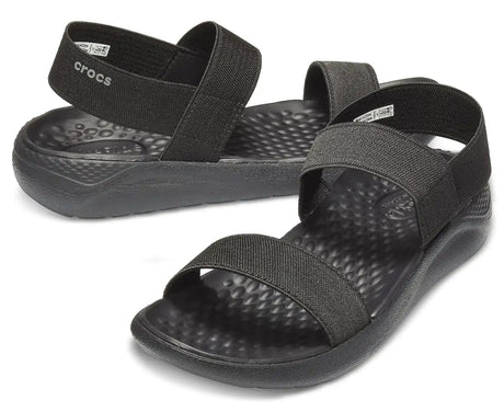 Crocs Womens LiteRide Sandal Summer Sandals - Black/Black