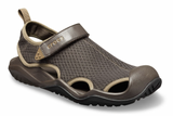 Crocs Mens Swiftwater Mesh Deck Outdoor Athletic Lightweight Sandal - Espresso