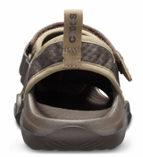 Crocs Mens Swiftwater Mesh Deck Outdoor Athletic Lightweight Sandal - Espresso