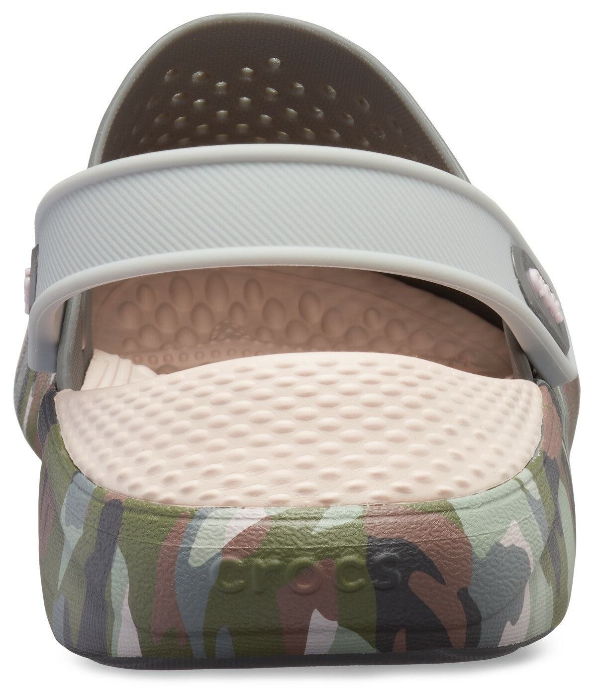 Crocs LiteRide Graphic Clogs Sandals Shoes Slides - Charcoal/Camouflage