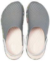 Crocs LiteRide Graphic Clogs Sandals Shoes Slides - Charcoal/Camouflage