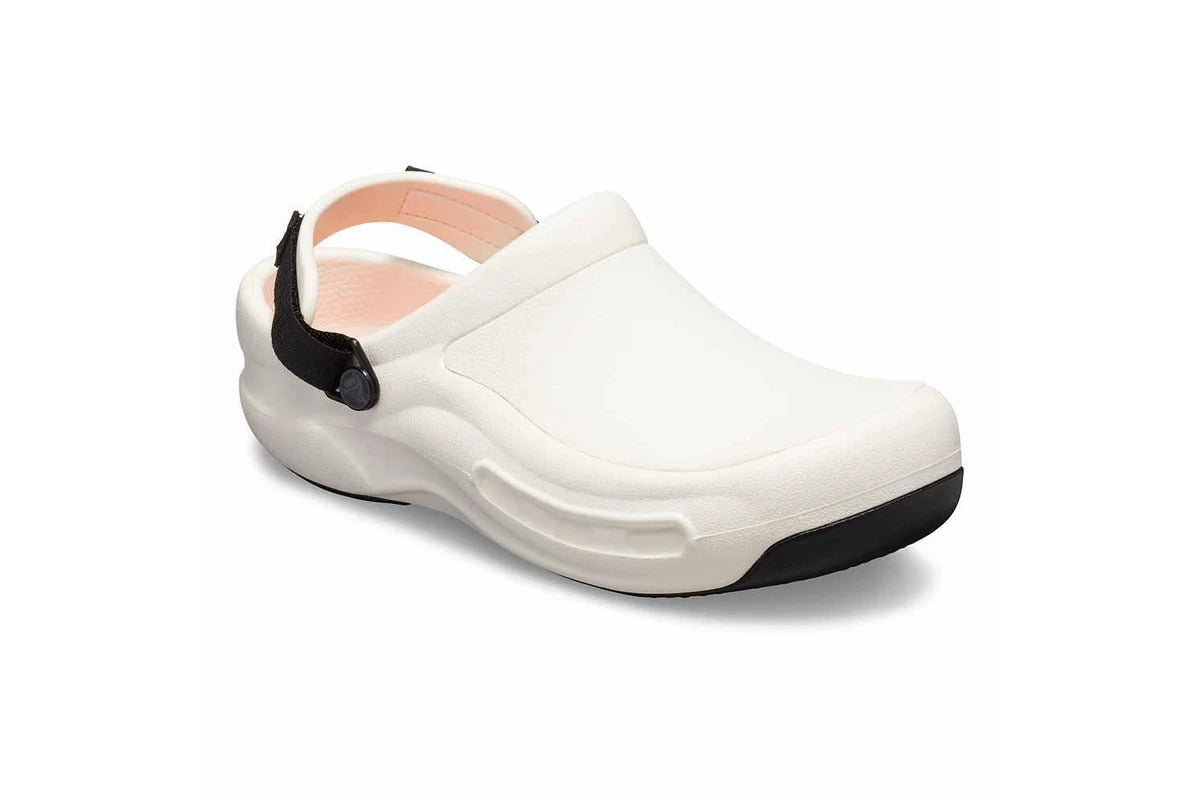 Crocs Bistro Pro Literide Clog Roomy Fit Men Women Shoes - White