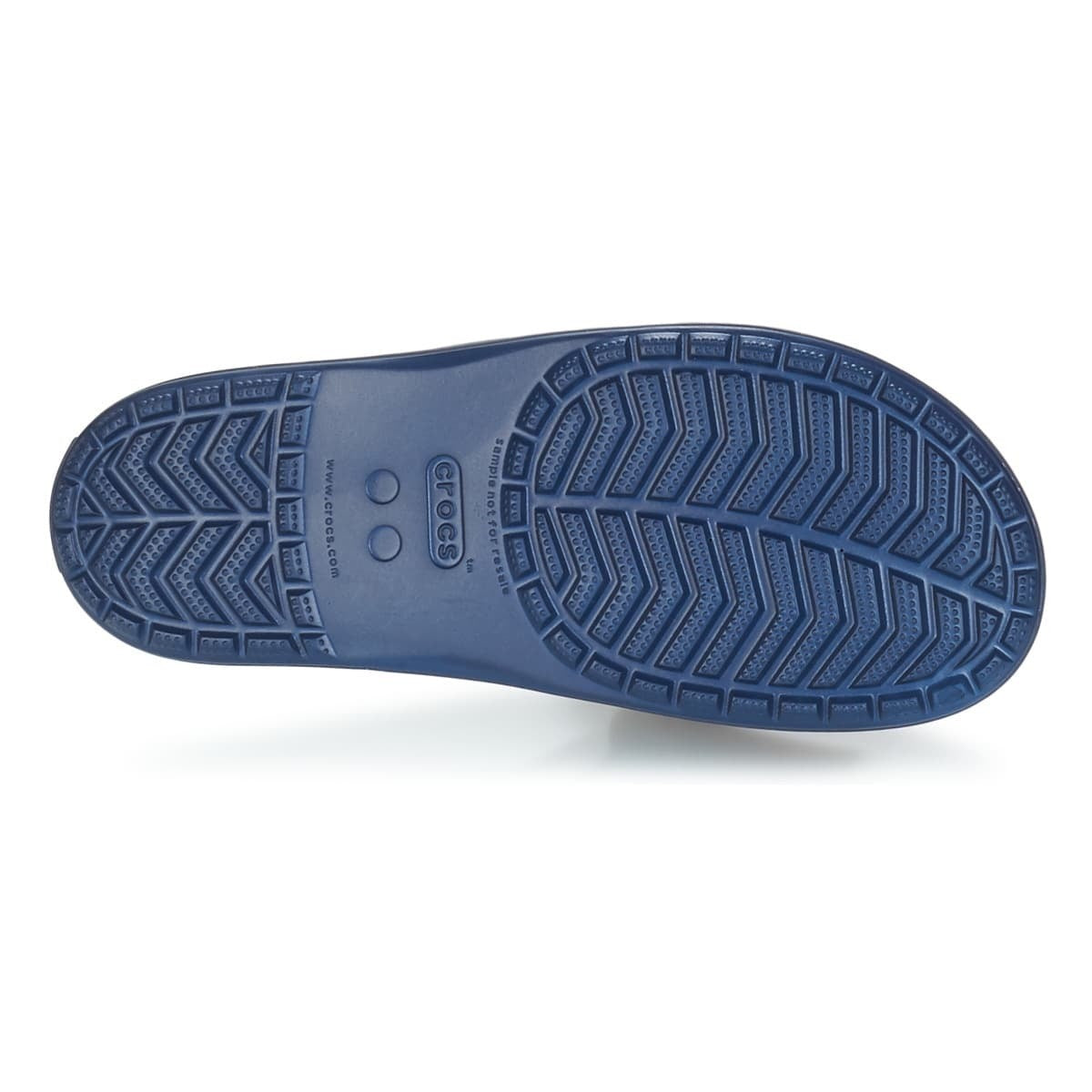 Crocs Crocband III Slides Unisex Flip Flops Sandals Slippers - Navy/White