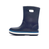 Crocs Kids Crocband Handle It Rain Gum Boots Girl Boy Waterproof Gumboots - Navy/Bright Cobalt