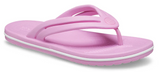 Crocs Womens Crocband Flip Lightweight Beach Wear Sandal - Rose Taffy