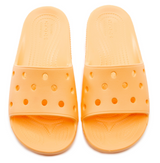 Crocs Womens Classic Slide Sandals Flip Flops Thongs Slippers - Cantaloupe