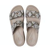 Crocs Womens Brooklyn Mid Wedge Ladies Sandals - Multi/Stucco