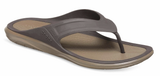 Crocs Mens Swiftwater Wave Flip Flops Ultralightweight Thongs - Espresso/Walnut