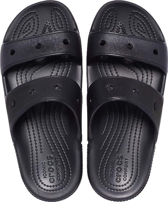 Crocs Classic Sandal Unisex Flip Flops Slippers Sandals - Black