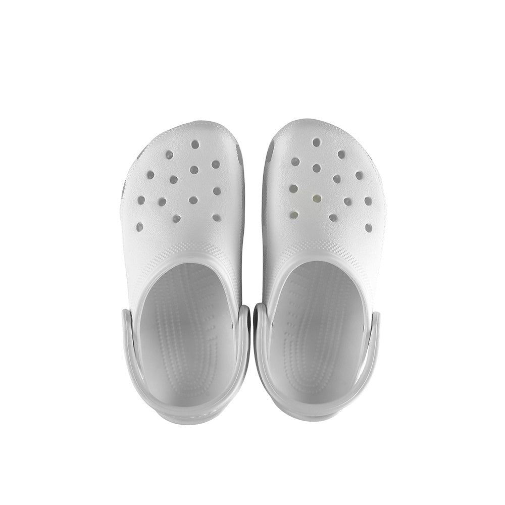 Crocs Kids Classic Clog Sandals Slippers Breathable Shoes in White